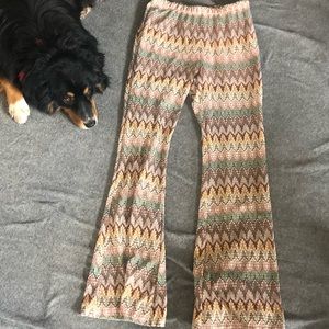 Cute colorful pants, no tag but never worn